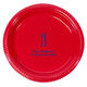 Personalized Plastic Fork and Knife Plates Image 4 of 5